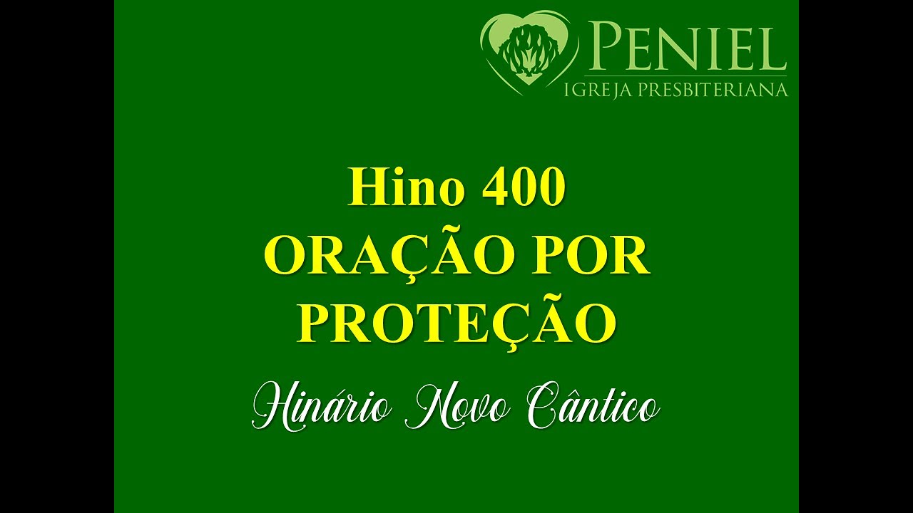 Hinário Novo Cântico, Hino 400   