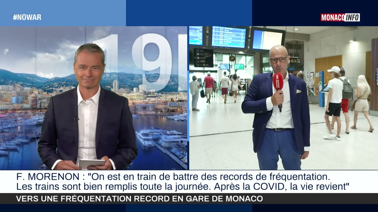 Transport: vers une fréquentation record en gare de Monaco