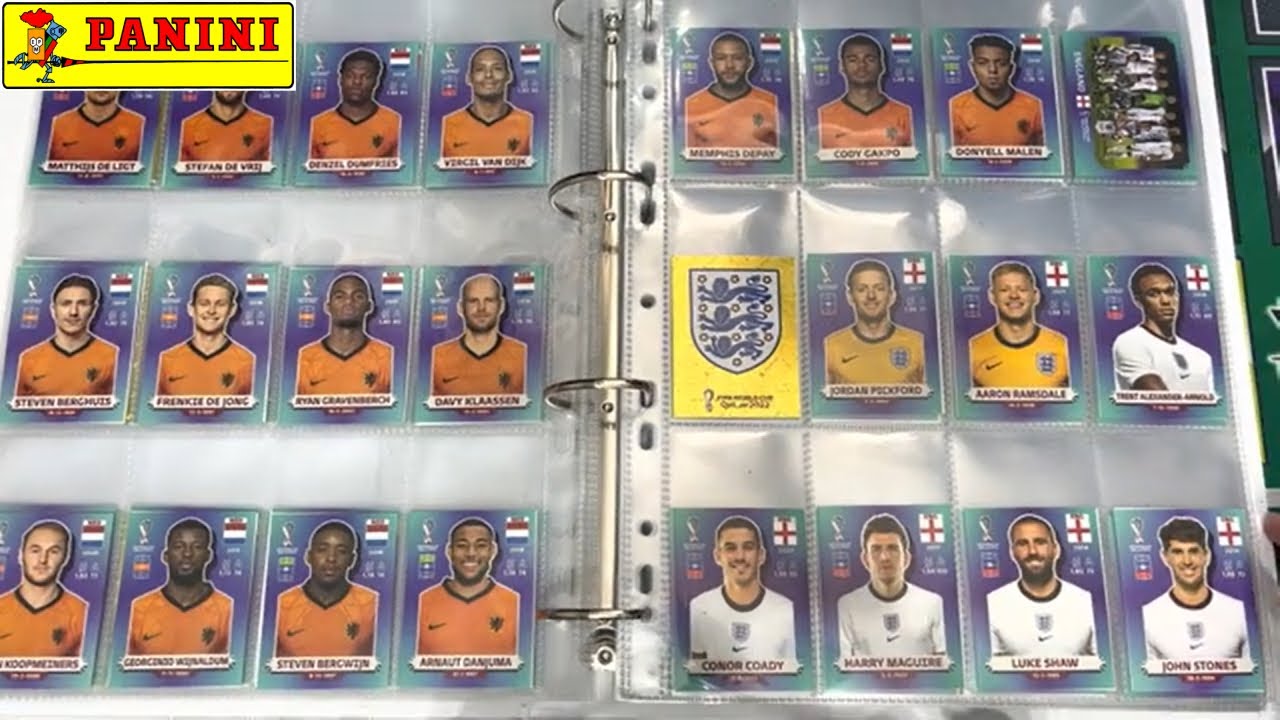 Full Collection Update Qatar 2022 FIFA World Cup Stickers Panini Hardback Extra