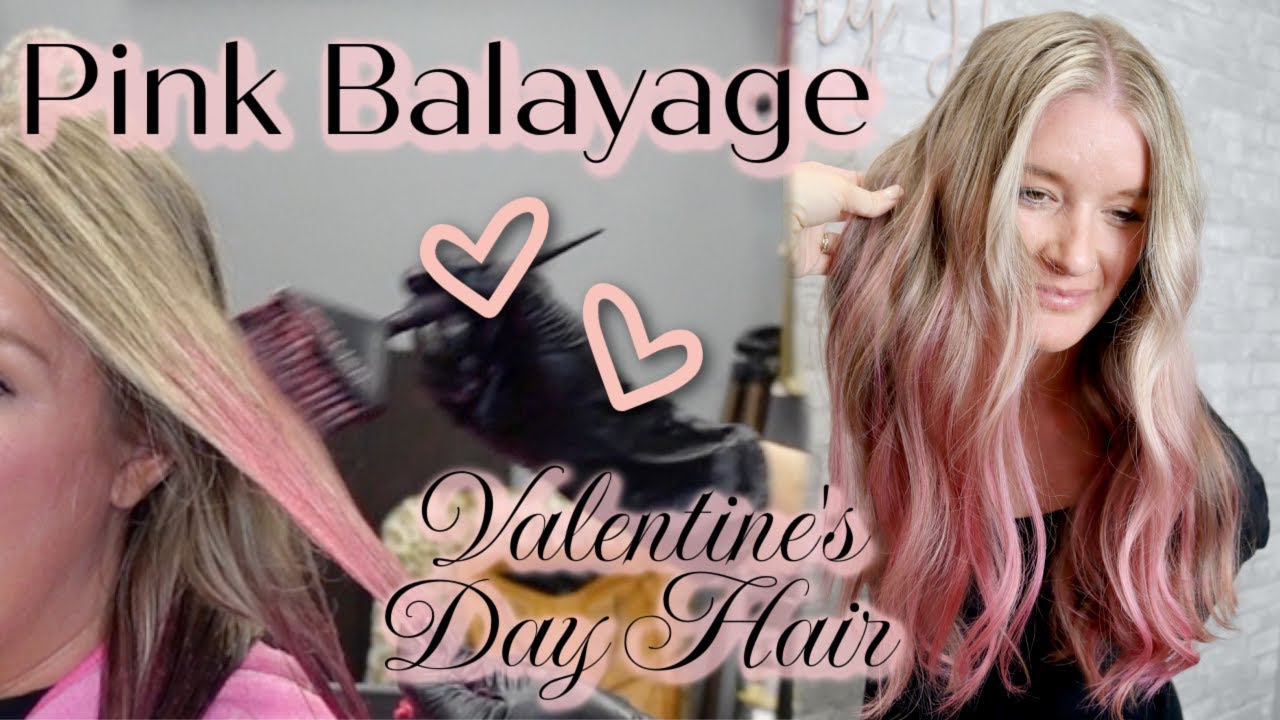 PINK Balayage Tutorial // Wholy Hair