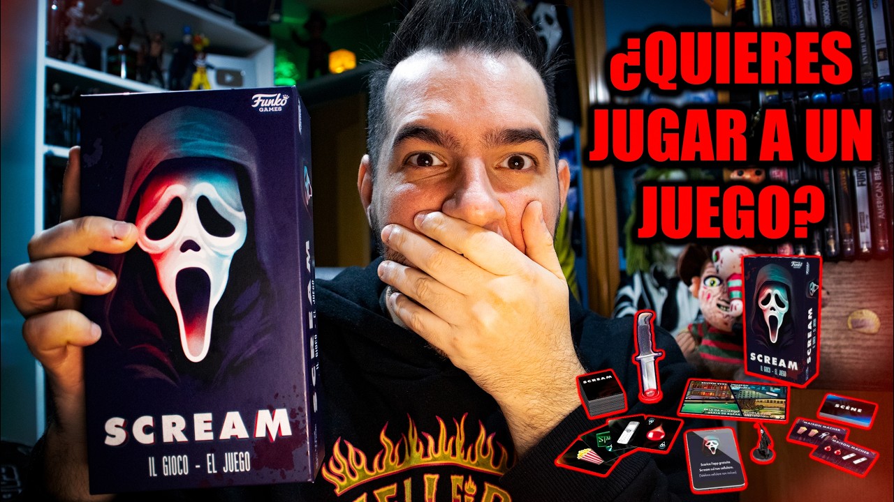 DESCUBRE 😱 SCREAM THE GAME el JUEGO de MESA de GHOSTFACE 👀 FUNKO GAMES 📦 UNBOXING