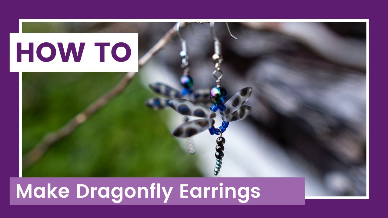 How to Make Dragonfly Earrings | Jewellery Tutorial
