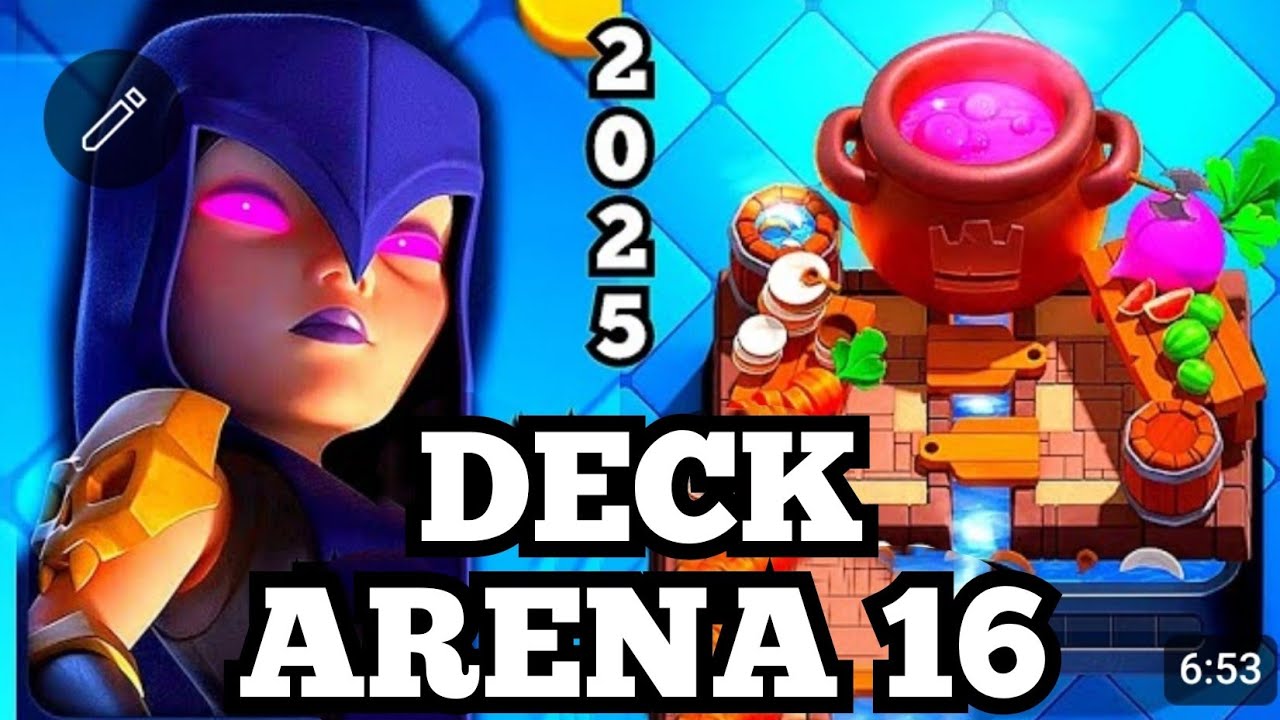 DECK ARENA 16 CLASH ROYALE! COMO PEGAR ARENA 16 CLASH ROYALE 2025