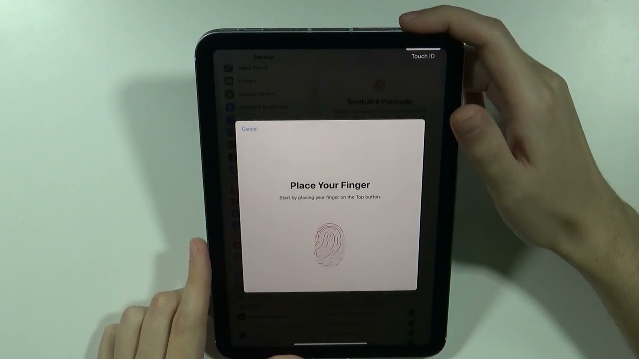 iPad Mini 2024 (7th gen): How to Set Up Touch ID - Add Fingerprint
