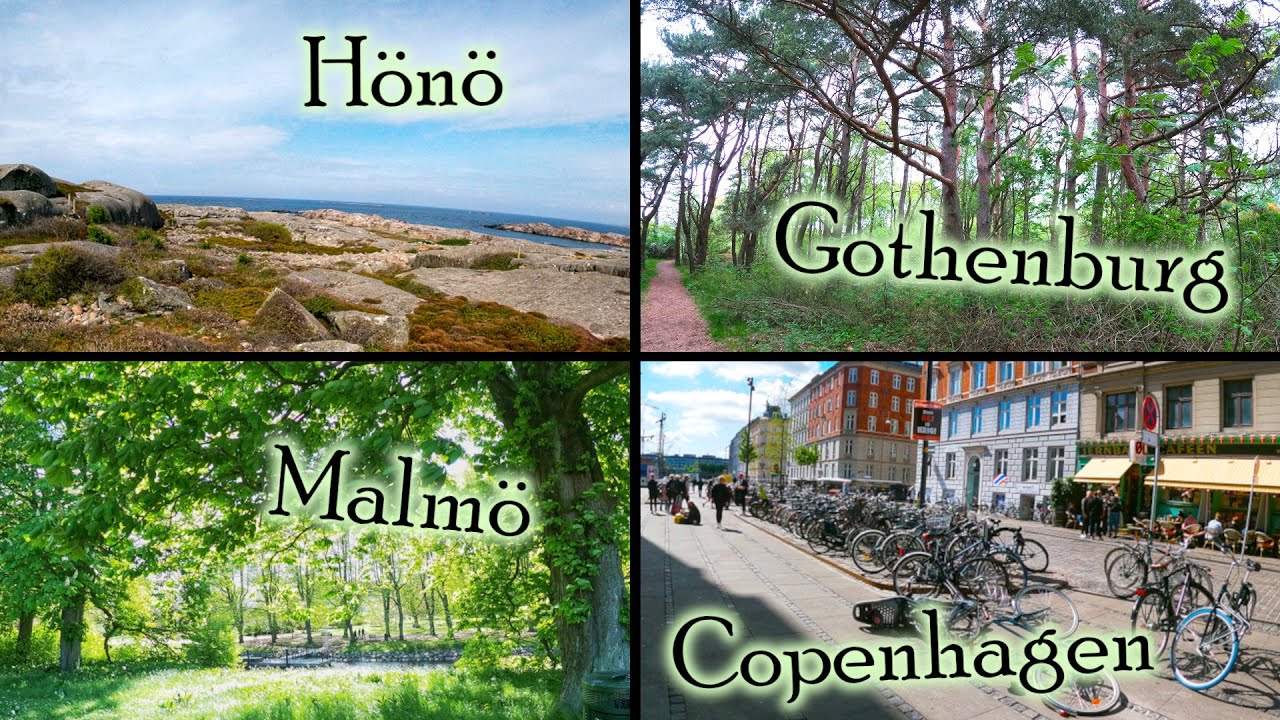 Hiking in Sweden and Cycling in Denmark