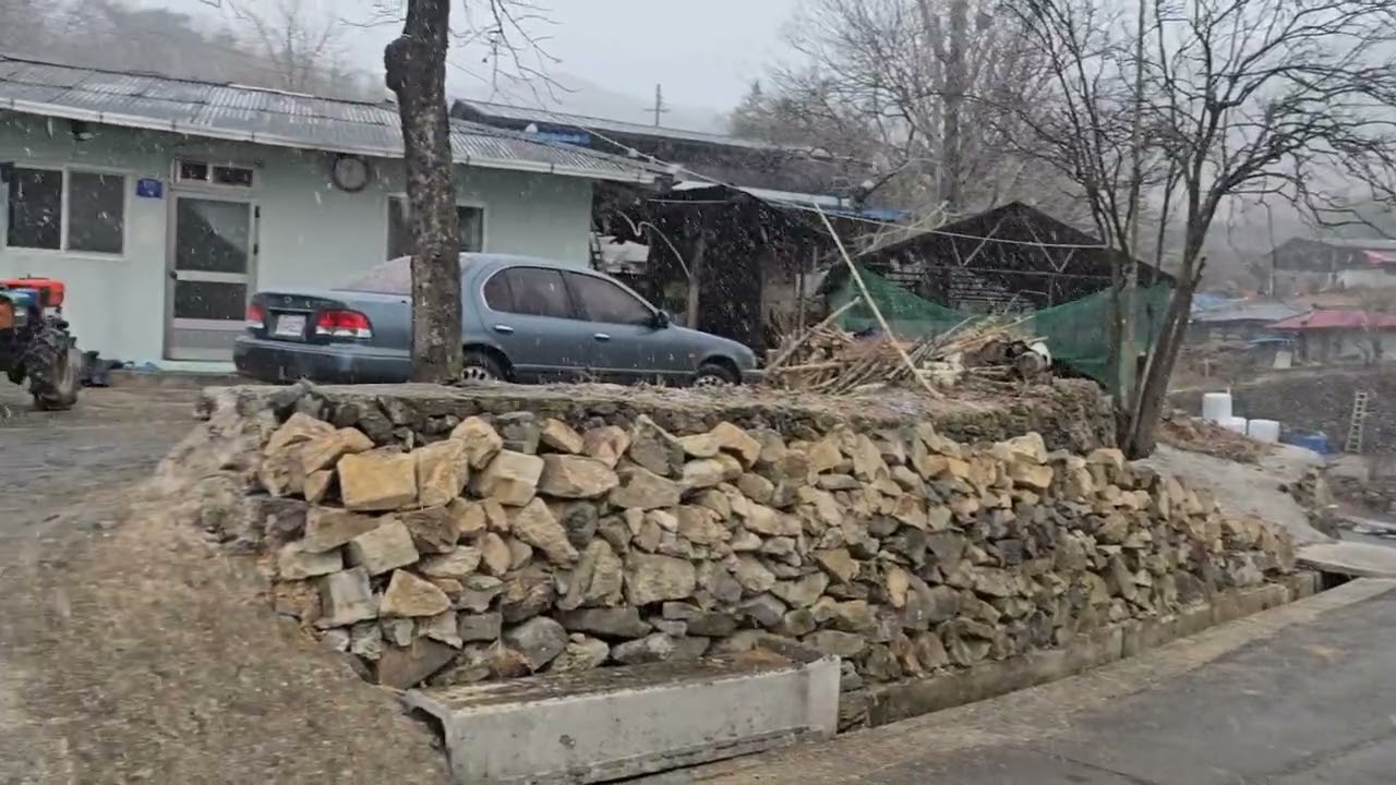 함박눈이내리네.
