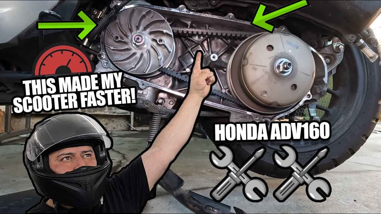 How To Change Drive Belt On Honda ADV160 [2024] +Sliding Weights, Movable Drive Face - DIY Mechanics