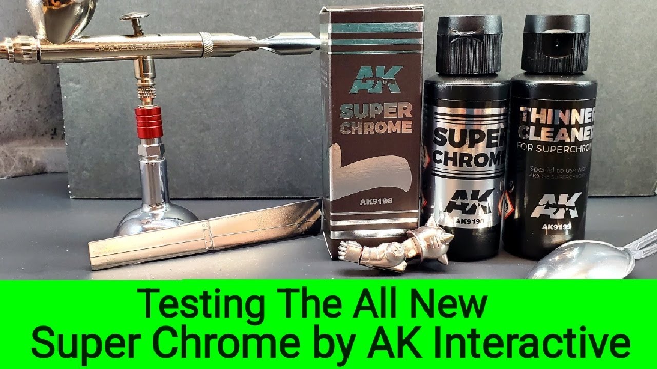 Testing The All New Super Chrome Paint By AK Interactive - Can It Beat Alclad ?