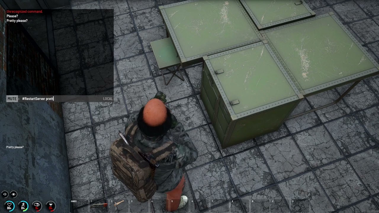 How to Restart Single Player Server in SCUM