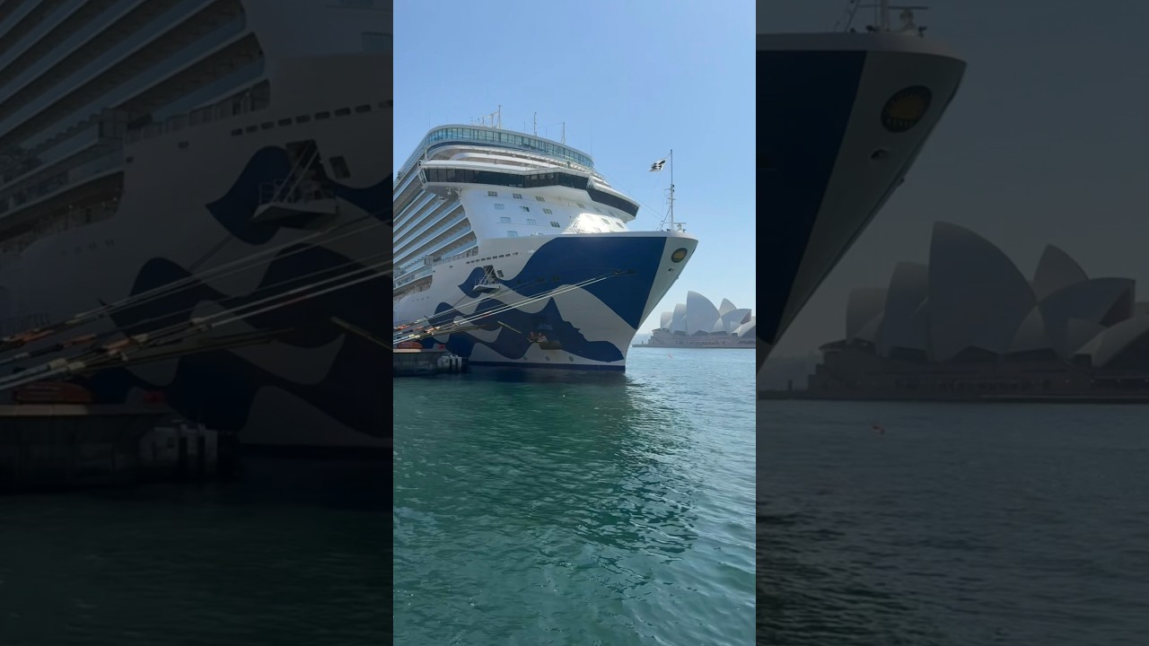 Круизный лайнер Discovery Princess в Сиднее 🚢 Потрясающие моменты экскурсии по кораблю 
