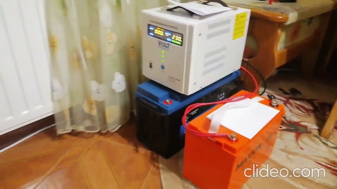 ДБЖ Volt Polska SINUS PRO 1500 E 12V з акумулятором Ultimatron після 4 місяців роботи