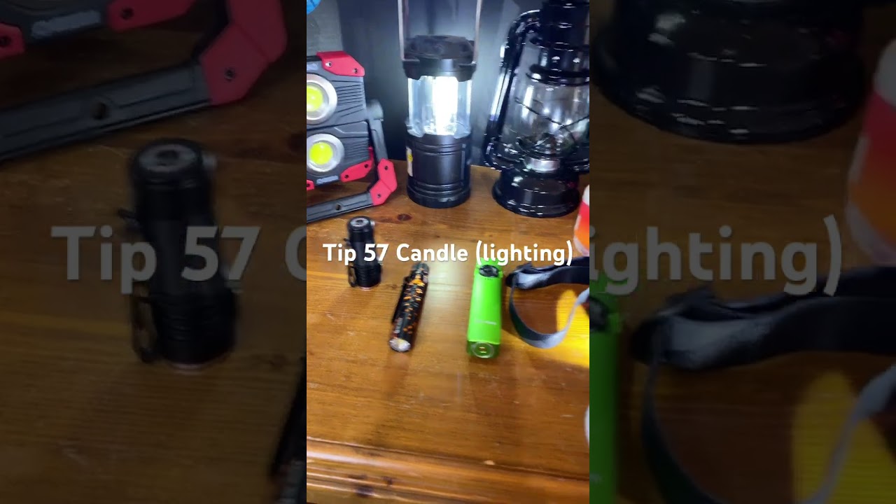 Tip 57 Candle (light) #shtf #teotwawki #preparedness #prepper #prepping #emergencylight  #10cs