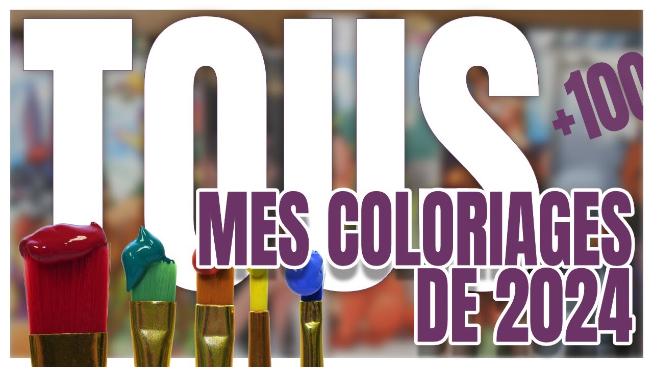 Mes coloriages réalisés de 2024 - Coloriage pour adulte