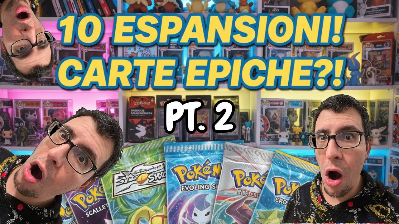 🤣 SBUSTO 10 ESPANSIONI Pokémon diverse! TROVERÒ QUALCOSA DI EPICO?! 🤯🔥(2/2)