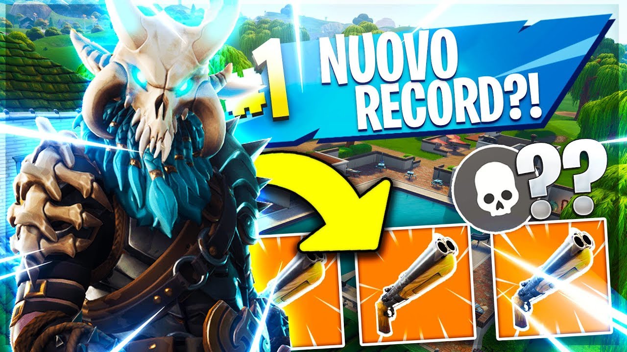 FORTNITE :AD UN PASSO DAL RECORD!! IL NUOVO POMPA LEGGENDARIO
