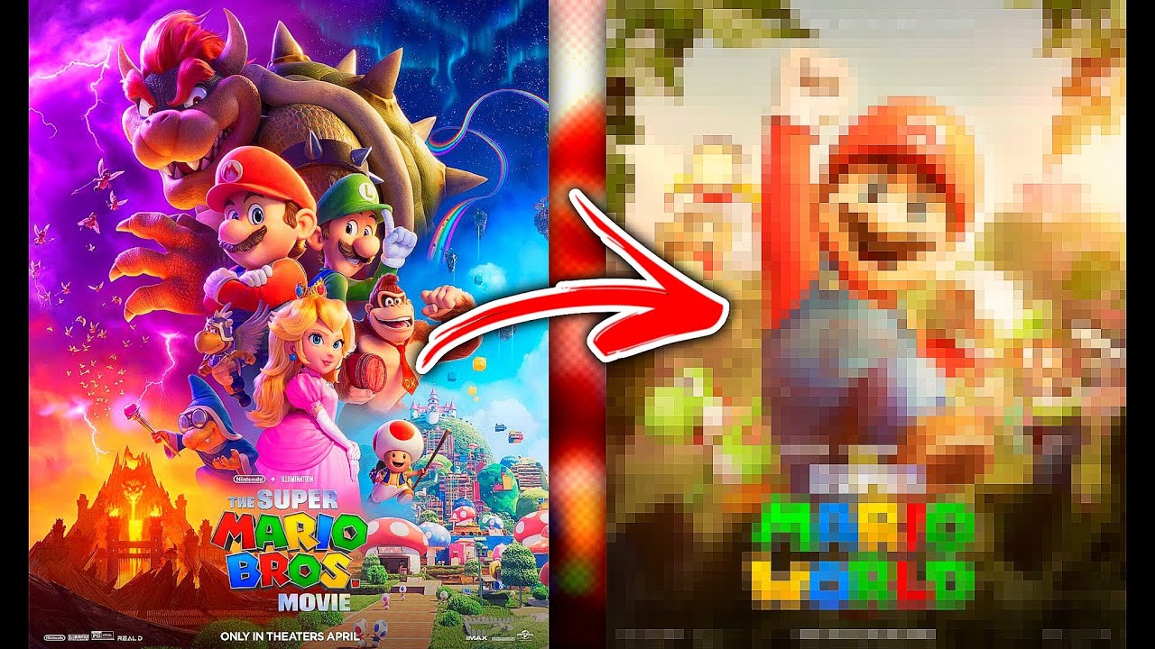 [RareGalaxy5] Making a Custom Super Mario World Movie Poster! #2