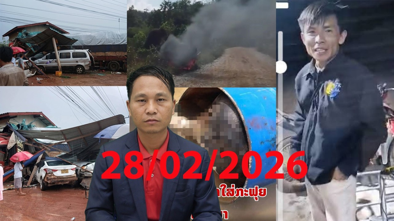 28/02/2026 Pom ib lub cev tuag ntim hauv ka tham ntws raws dej lo mu