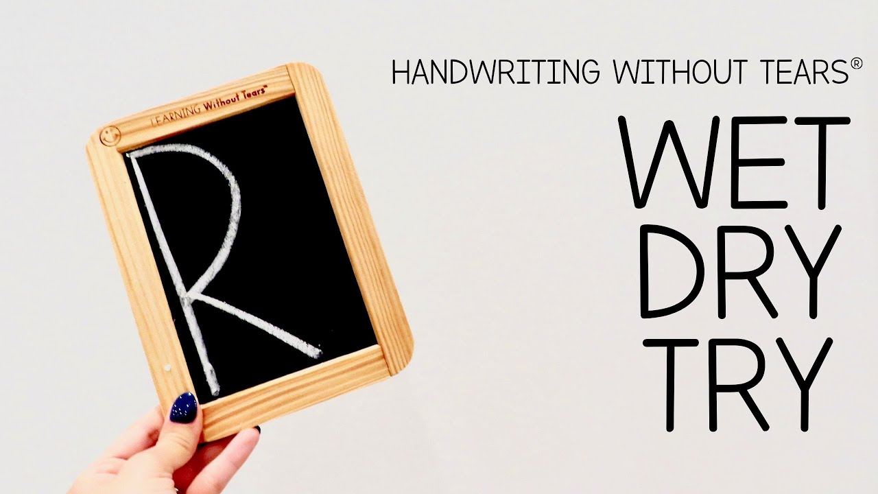 Learn to Write | Capital Letter R | Wet Dry Try