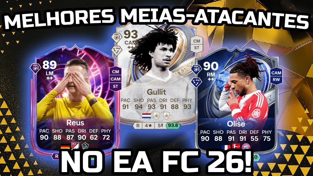 EA FC 26 - Melhores Meias Atacantes ATUALIZADOS por Faixa de Preço no Ultimate Team