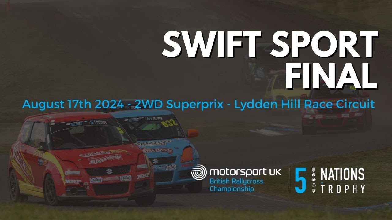 Swift Sport Rallycross Championship Round 5 Final - 2WD Superprix 2024 - Lydden Hill Race Circuit
