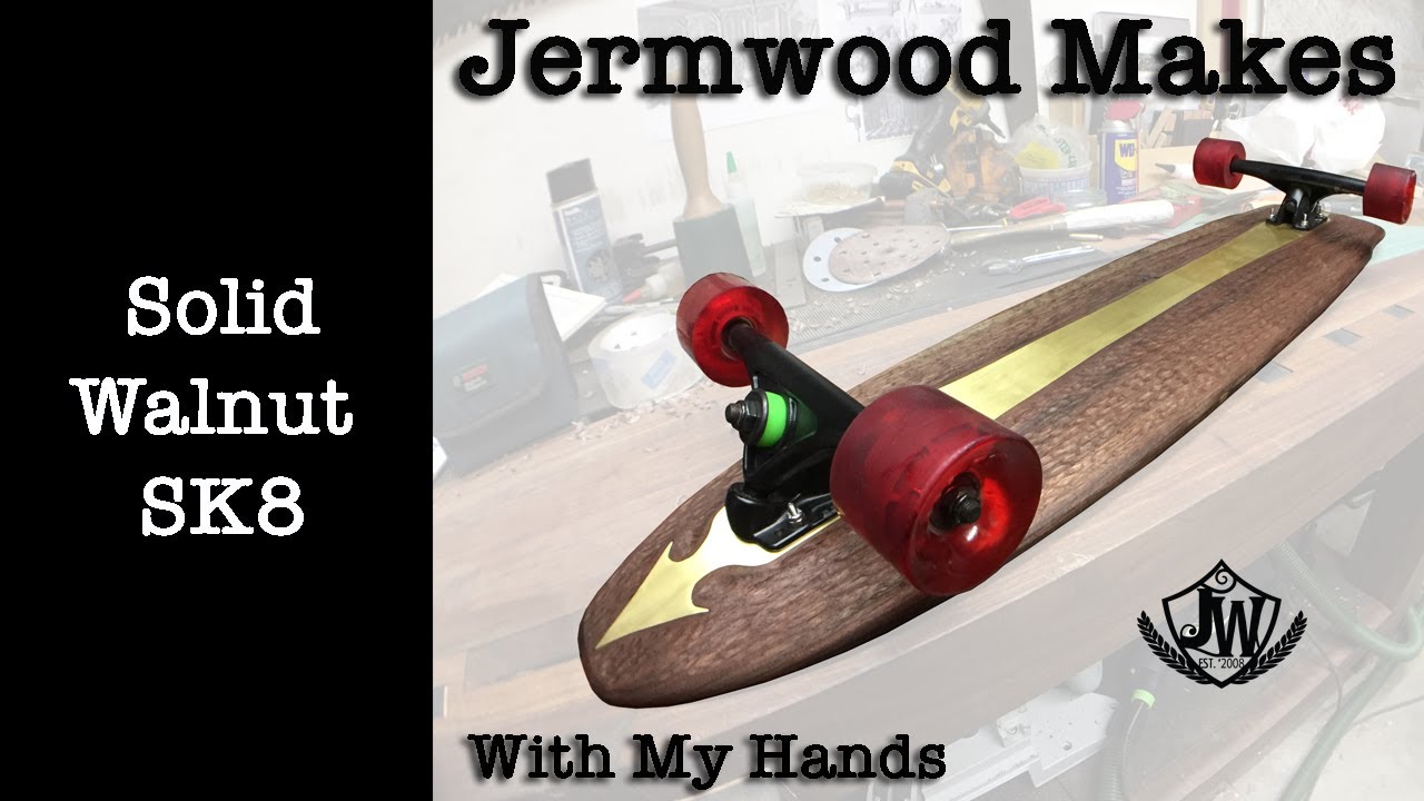 I wasted a walnut slab making a skateboard!