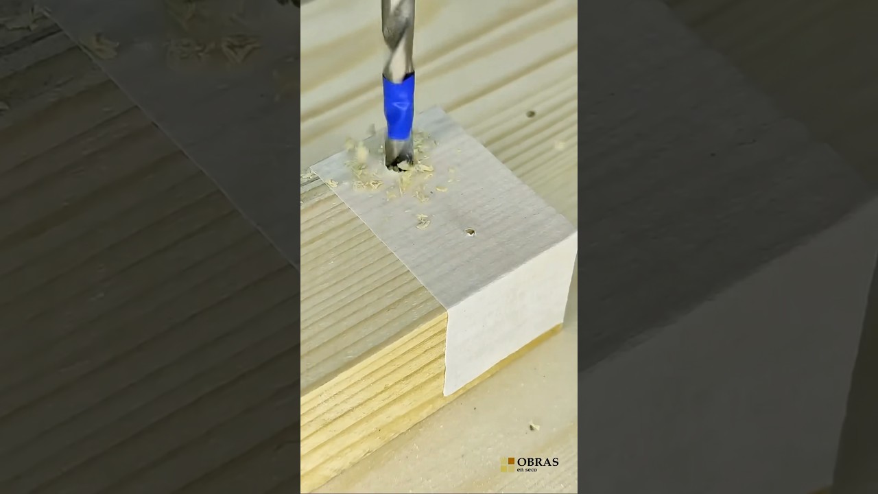 📐 Uni&oacute;n perfecta a 90&deg; con tarugos de madera