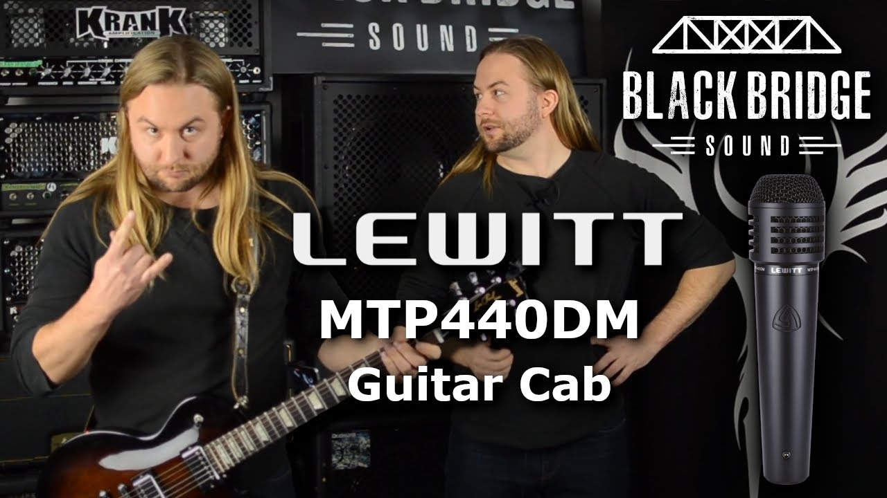 Lewitt MTP 440 DM On A Guitar Cab - Krank 4x12 High Gain