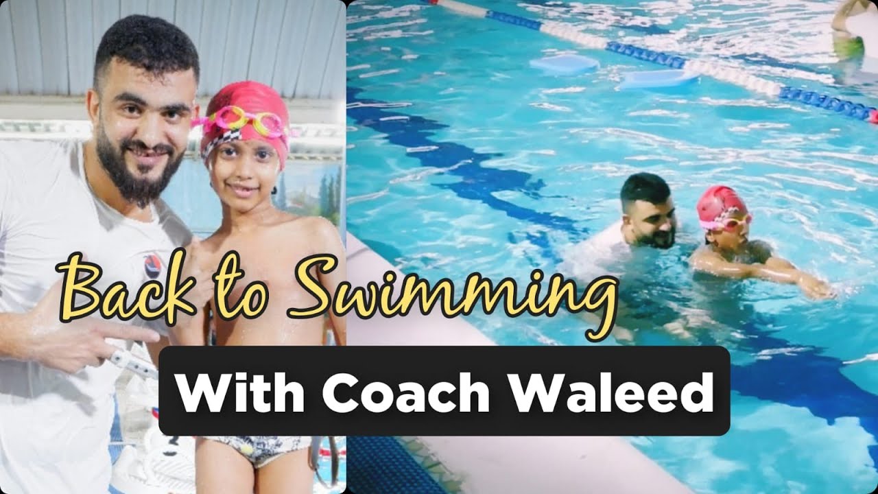 My Swimming Journey | Swimming Vlog | Ajman Society Swimming Academy | Coach Waleed | Kids | Saatvik