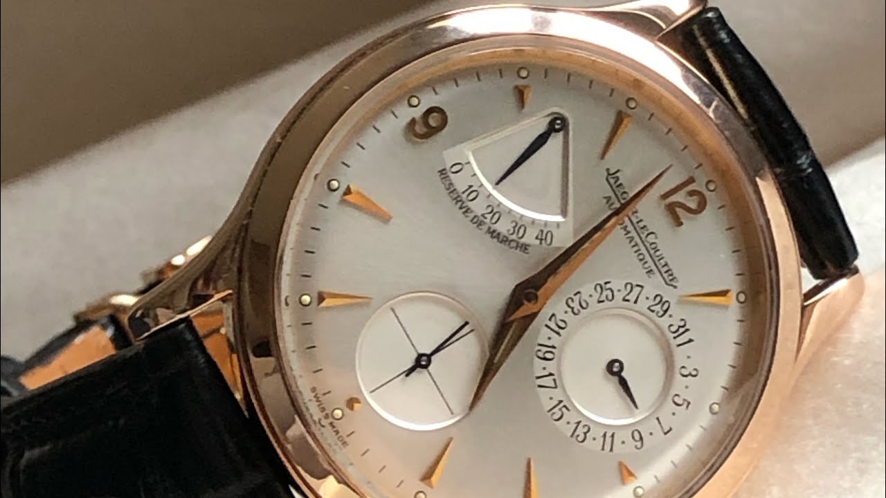 JAEGER LECOULTRE Master Reserve De Marche 18K Or Rose | BS-WATCH.FR