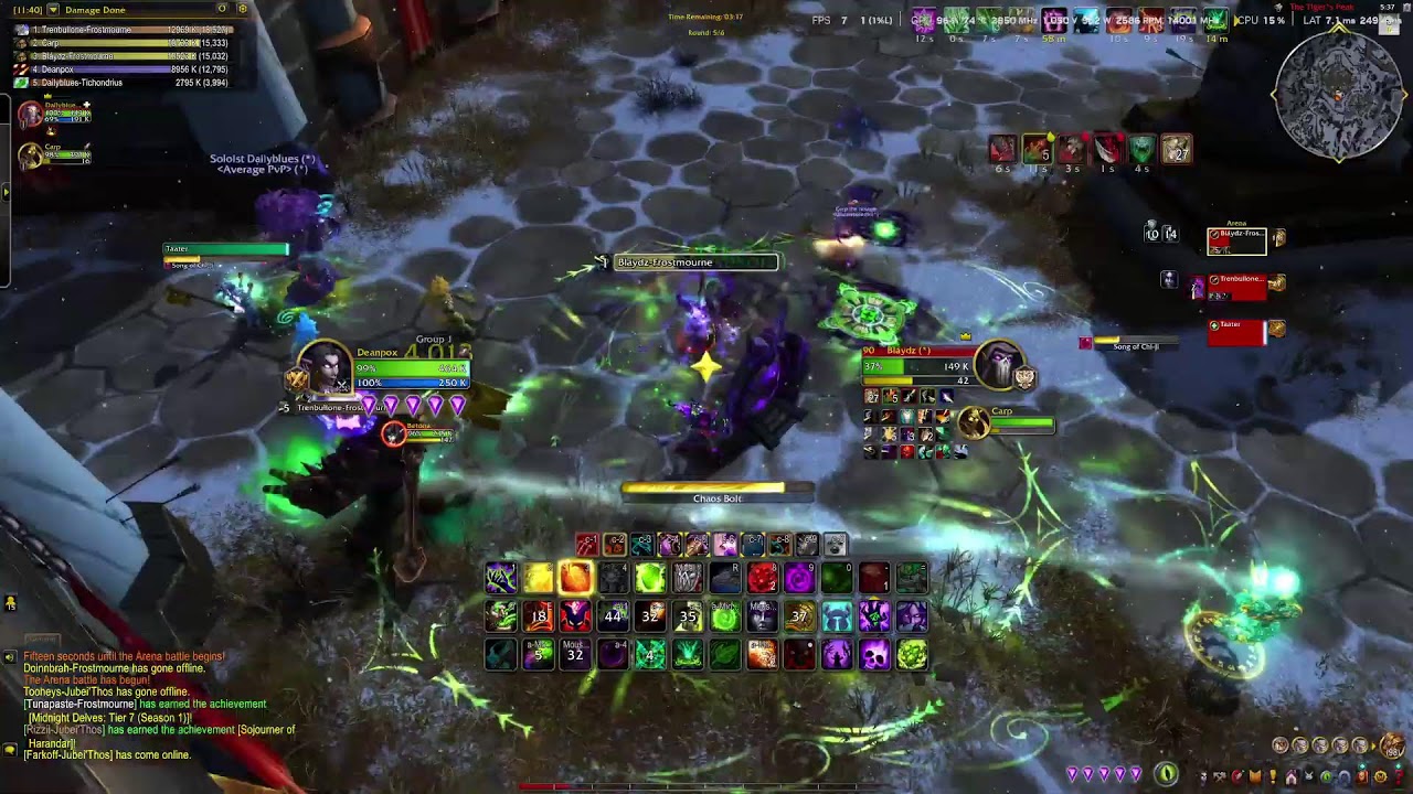 Destro Warlock World PVP - Skrims Later