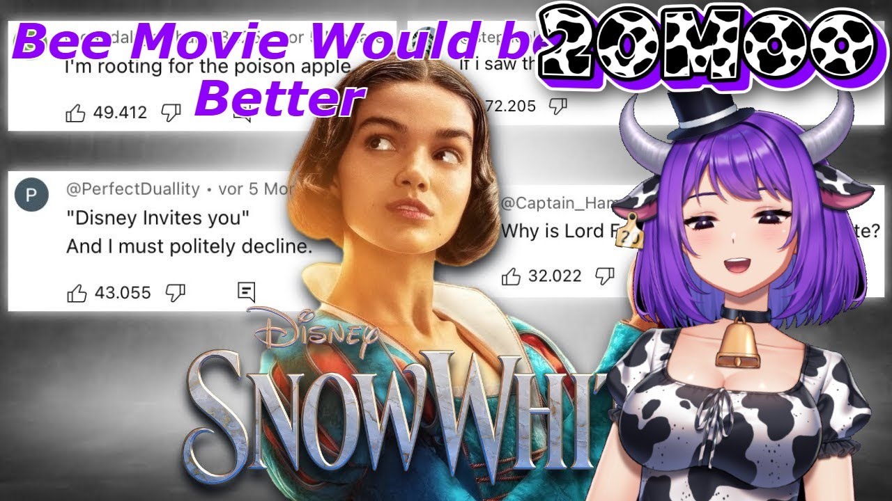 FUNNIEST Snow White Trailer Comments (as a Song) 20lpmoo Reacts