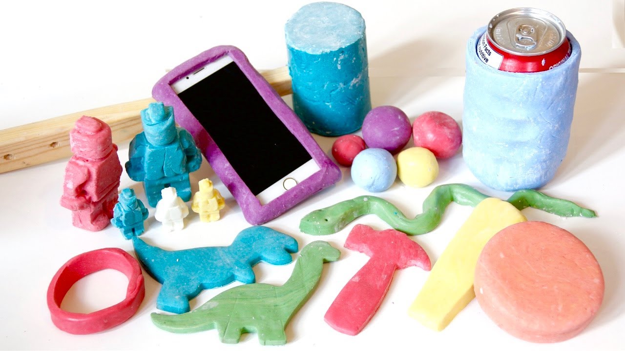 Make Your Own Plastic Toys (with silicone and corn starch)