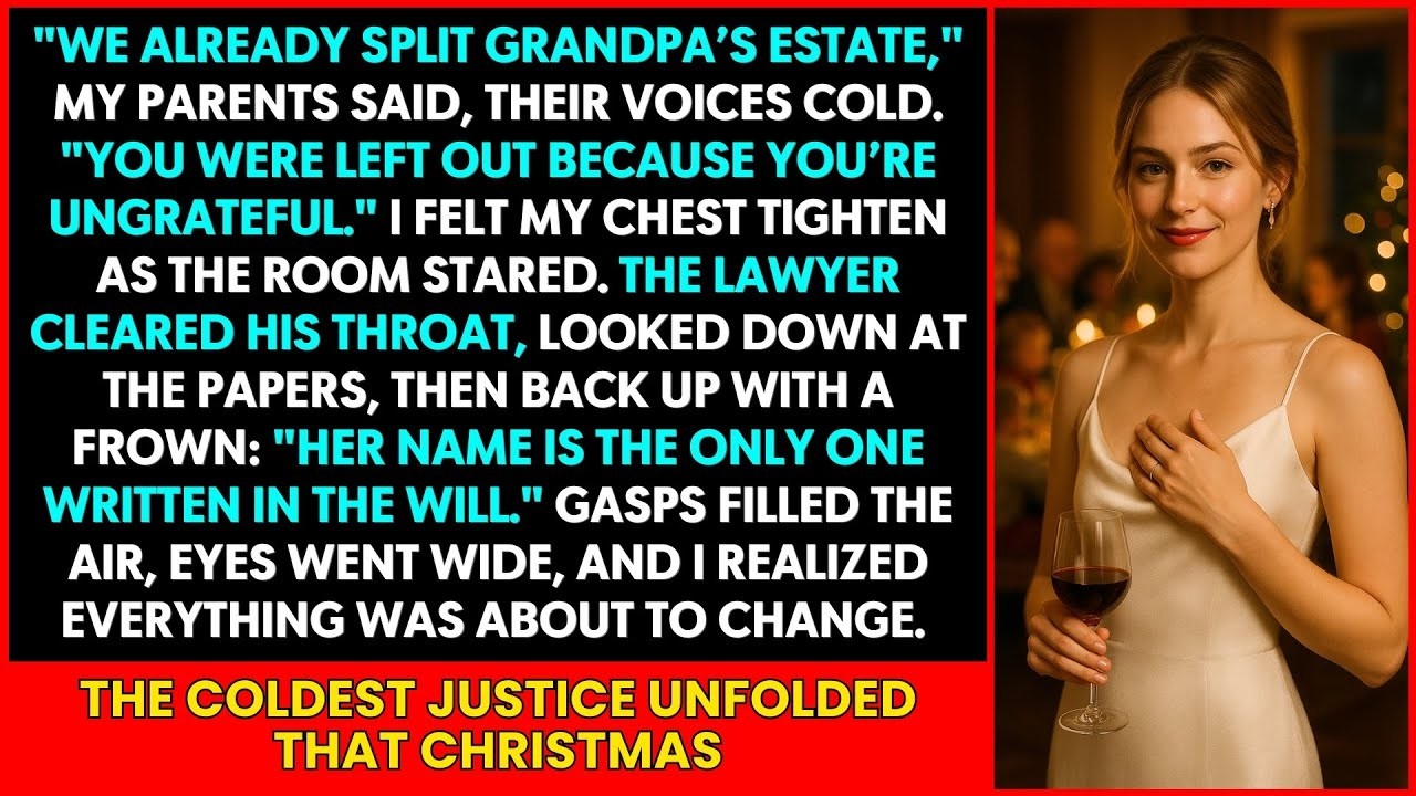 My Parents Excluded Me From Grandpa’s Will for Being 'Ungrateful'—The Lawyer Shocked Them