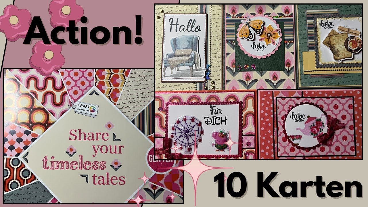 ACTION❣️ 10 Karten - Share your timless tales - Craft Sensations