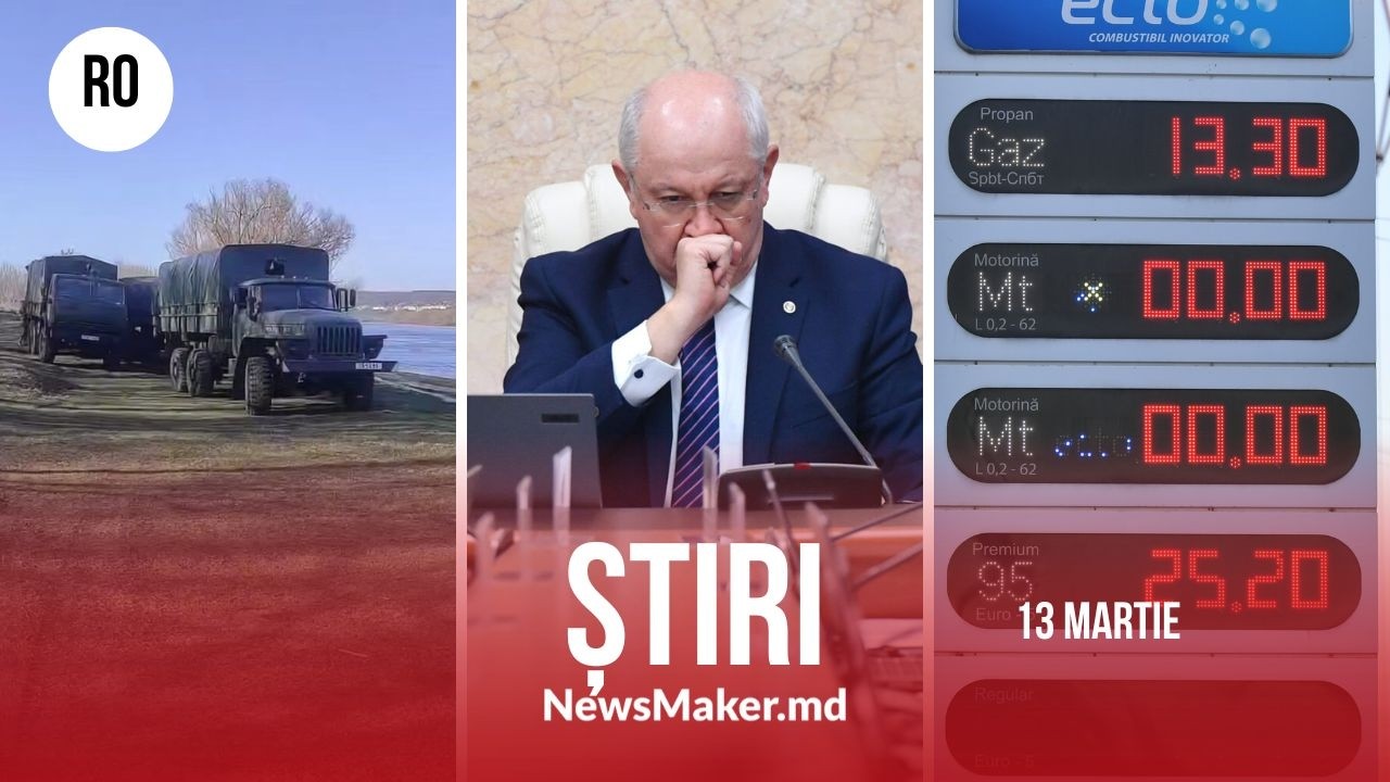 Guvernul reduce cheltuielile/Carburanții din Moldova, găsiți online/UE și armata vor curăța Nistrul?