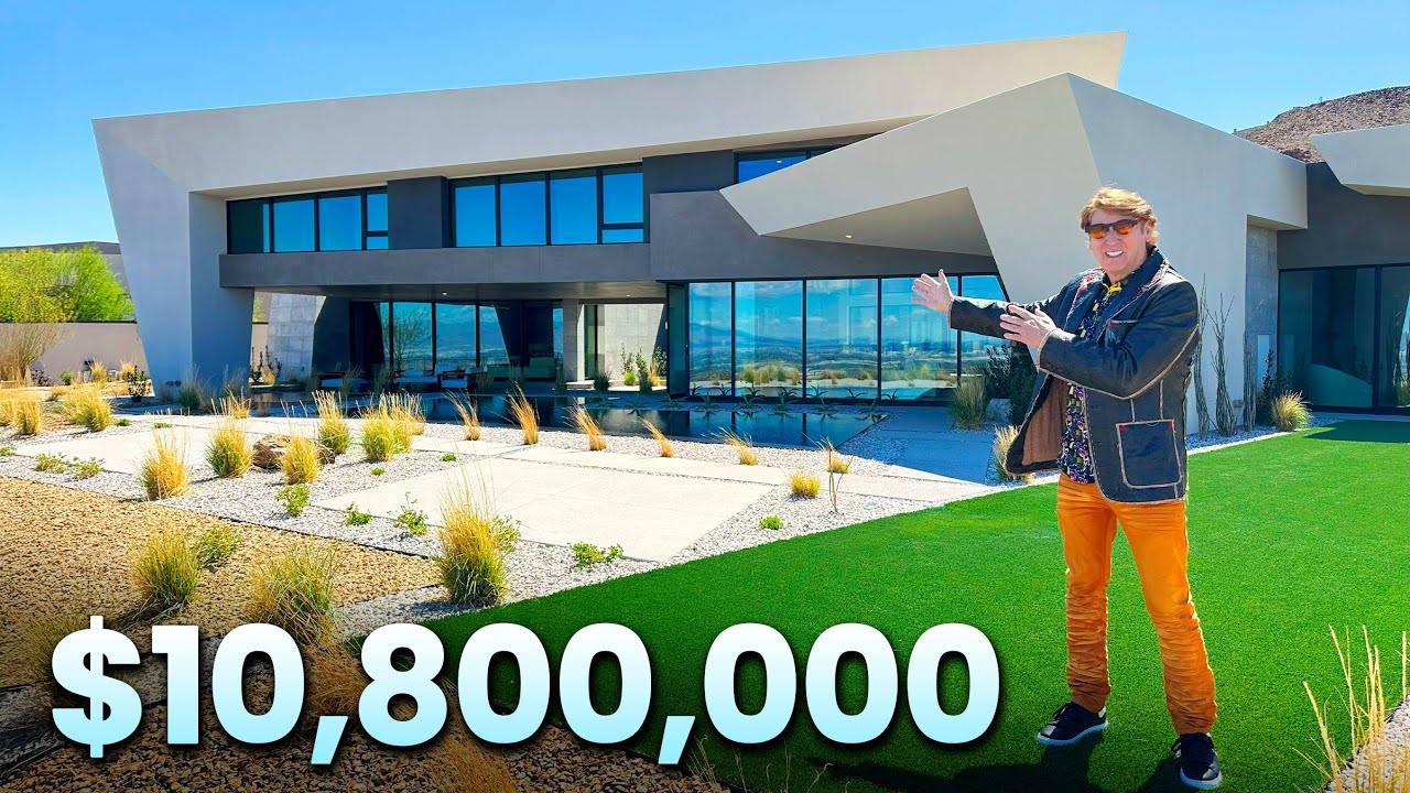 TOURING A $10,800,000 LAS VEGAS MODERN MANSION!
