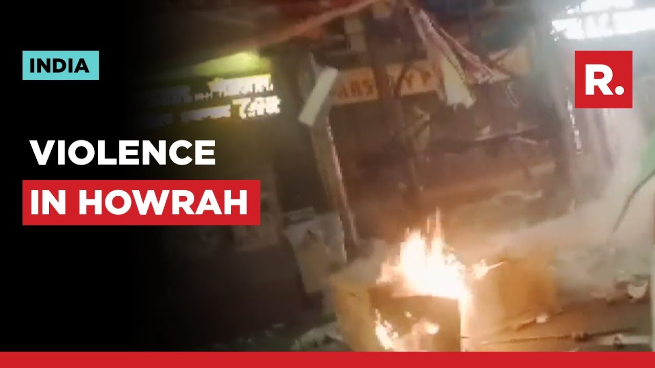 Violence breaks out in Howrah; vehicles set on fire and stone pelting reported