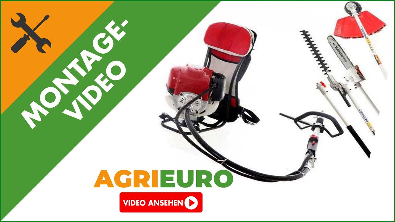 Montagevideo Mehrzweck-Motorsense mit Ast- und Heckschere ADG 50 HC-Z - 4-Takt Honda Motor GX 50