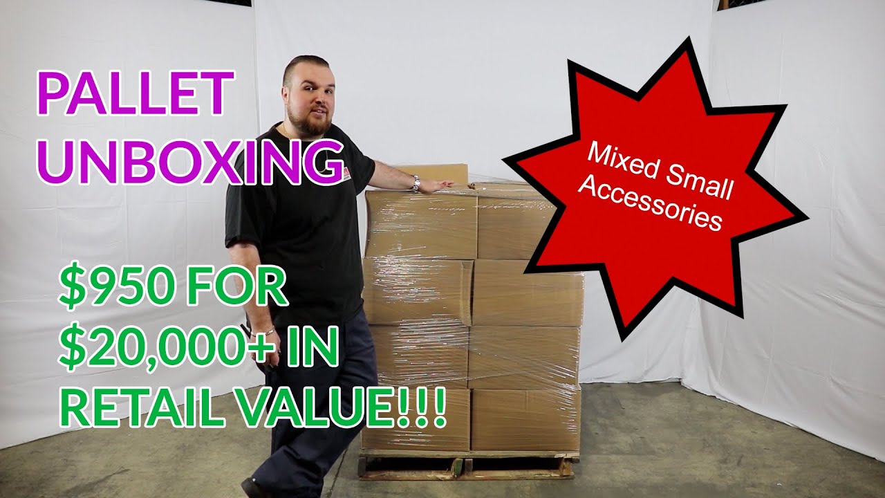 $950 for $20,000+ in Retail Value of Mixed Small Accessories! Pallet Unboxing