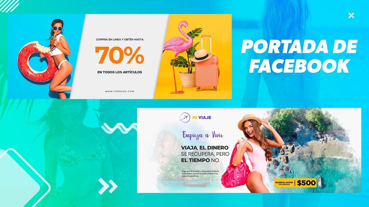 Cómo crear portada para página de Facebook | Tutorial + Plantilla de Facebook
