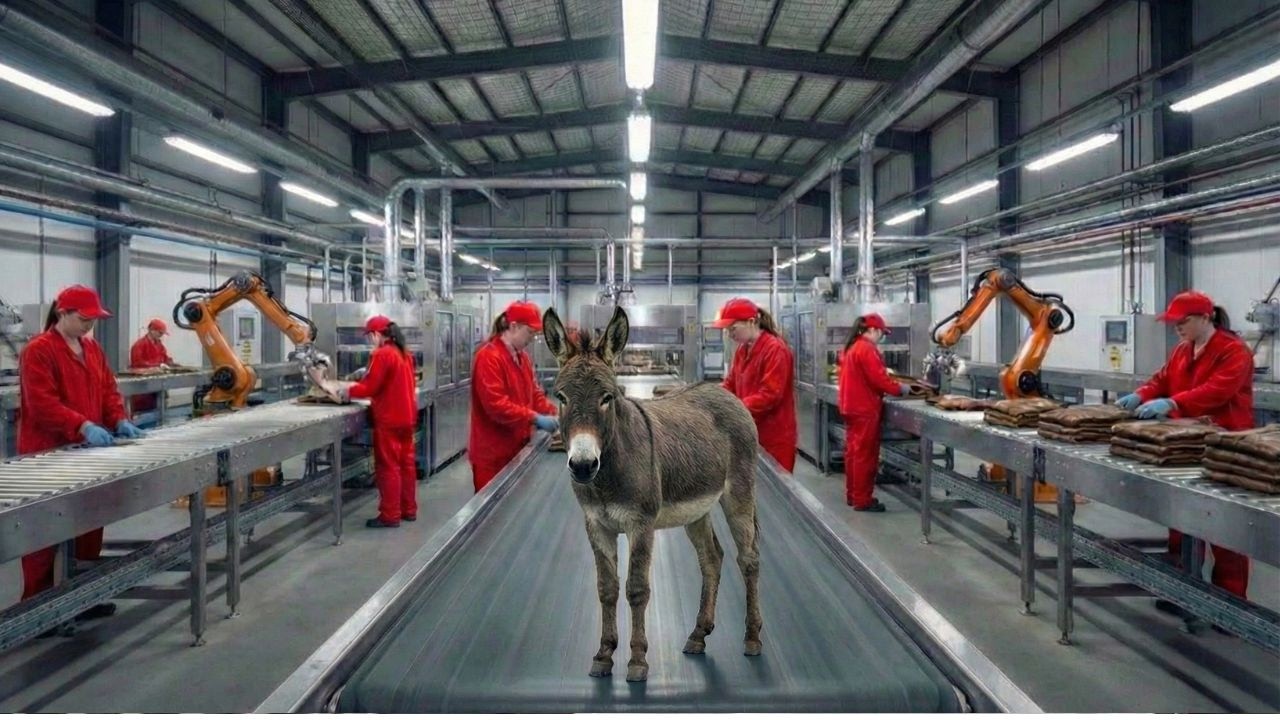 Making Expensive Heels Shoes from Donkey Hides &ndash; Full Factory Process | Donkey Factory process