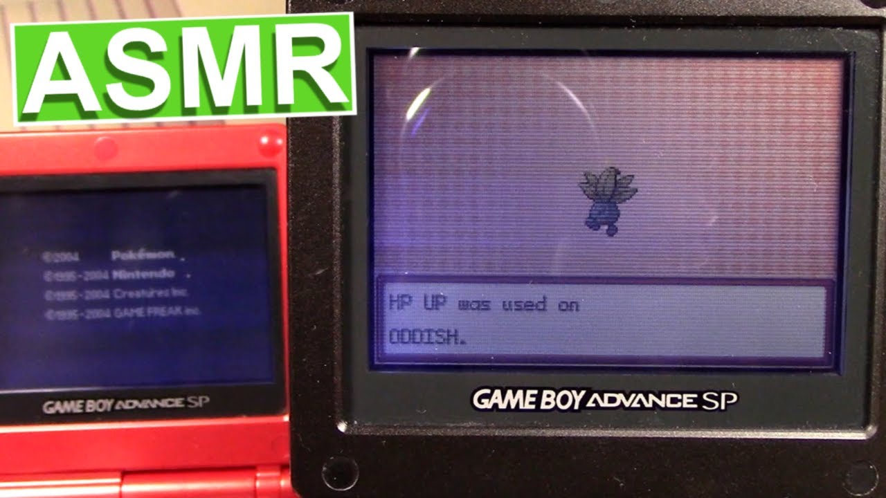 [ASMR] Pokemon Fire Red Leaf Green: Training Oddish, Shiny Hunting Eevee