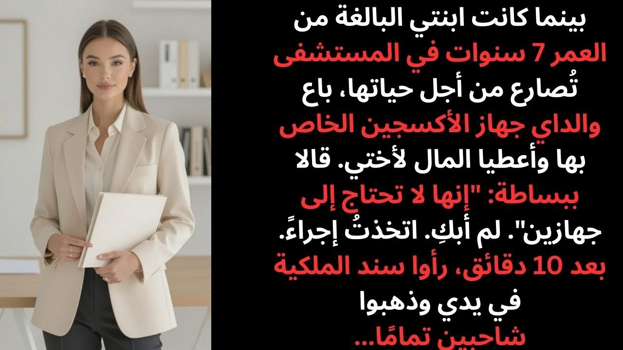 باع والداي أجهزة دعم حياة طفلي 7 سنوات وتخلّوا عن غرفتنا ونحن في المستشفى