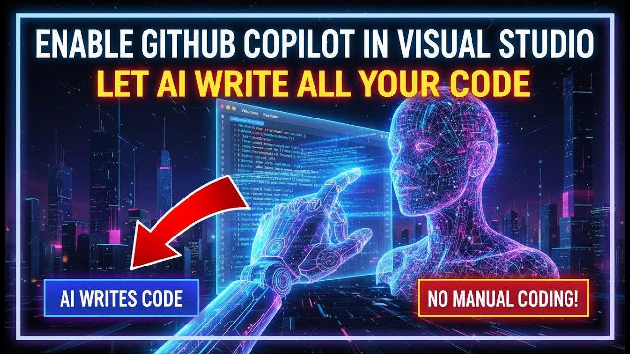 Enable GitHub Copilot in Visual Studio — Let AI Write All Your Code (No Manual Coding!)