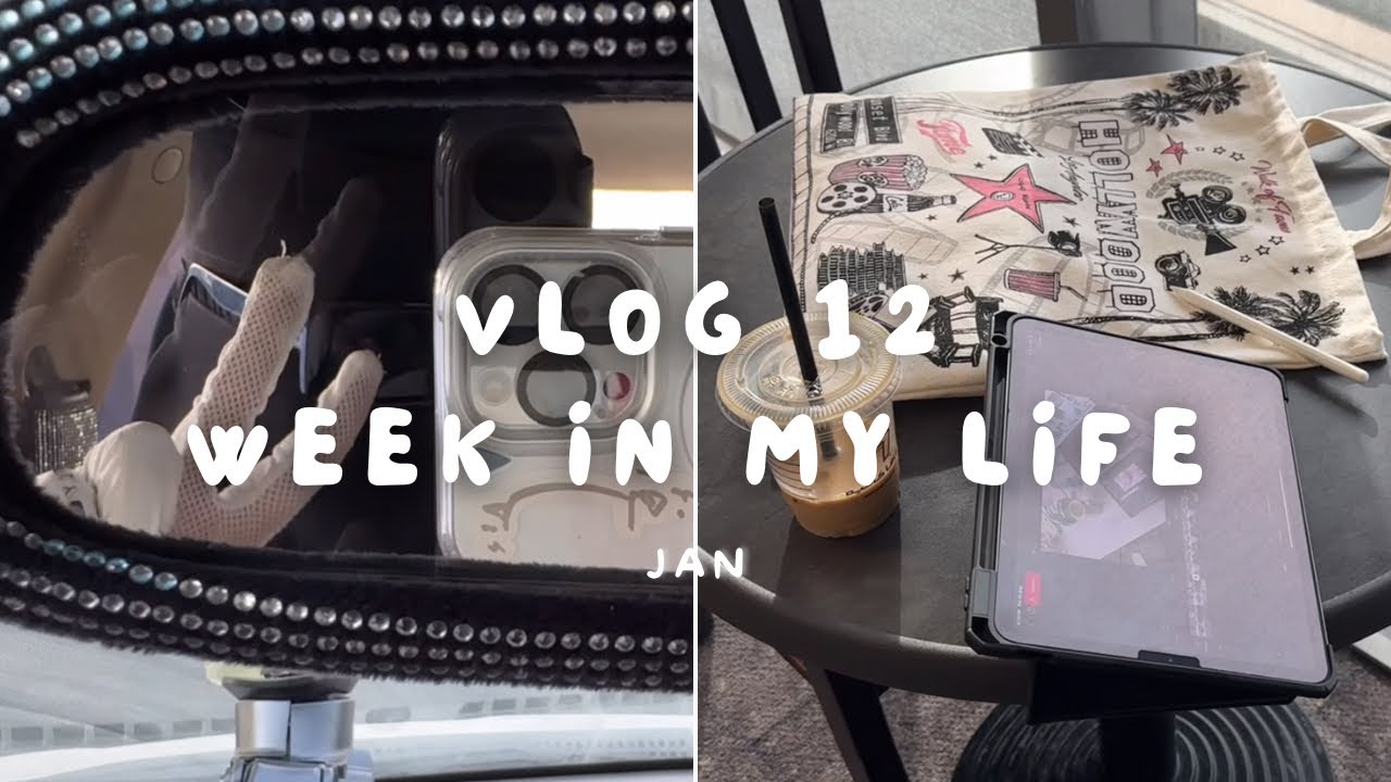 vlog 12 | Week in my life - الجامعة السعودية الإلكترونية - unboxing - SHEIN - جدول الجامعة 📚🛒♥️