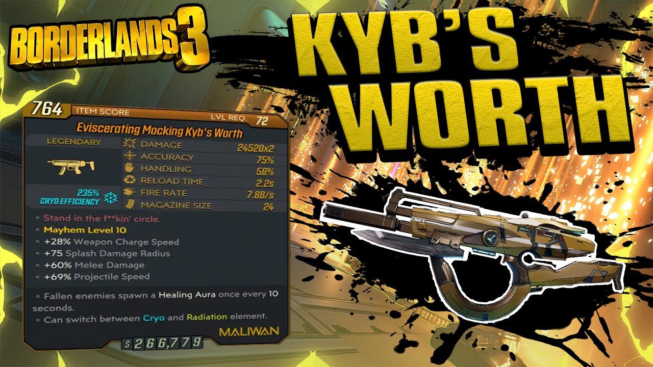 BORDERLANDS 3 | *Kyb's Worth* Legendary Farming Guide
