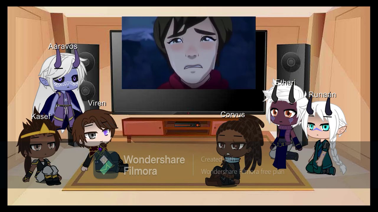 Dragon prince react to part2 Gacha Club