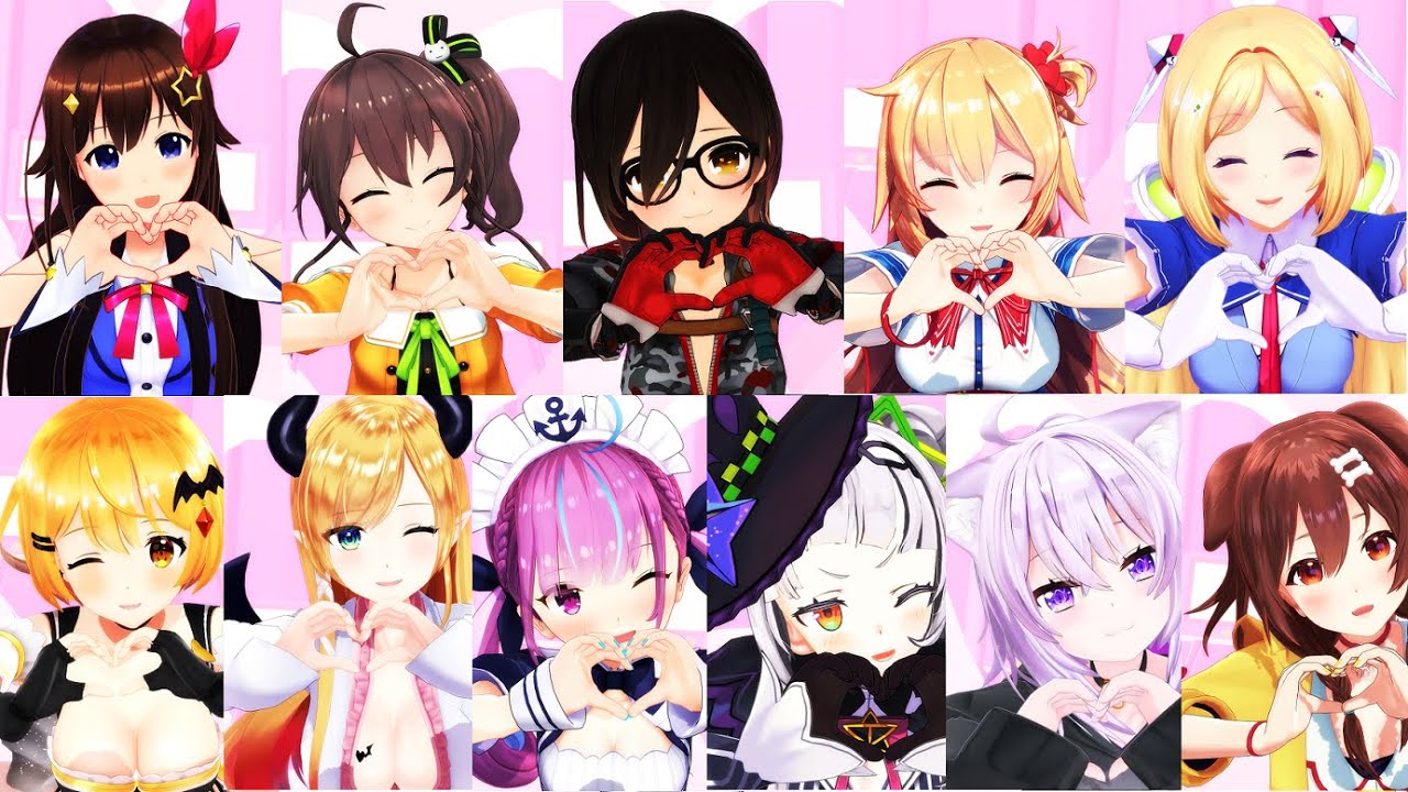 【ＭＭＤホロライブ】LOVE&JOY【HOLOLIVEオールスターズ】