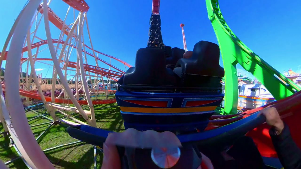 Olympia Looping (Coaster) - Barth - Stabilized Onride - Münchner Oktoberfest 2025 (Wiesn)