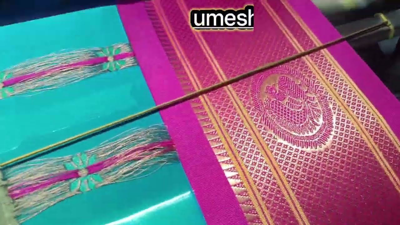 ಹೊಸ ಡಿಸೈನ್ ಸೀರೆ ಹೇಗೆ ತಯಾರು ಮಾಡುತ್ತಾರೆ ನೋಡಿ ನೋಡಿದ್ರೆ ಶಾಕ್ ಆಗ್ತೀರಾ